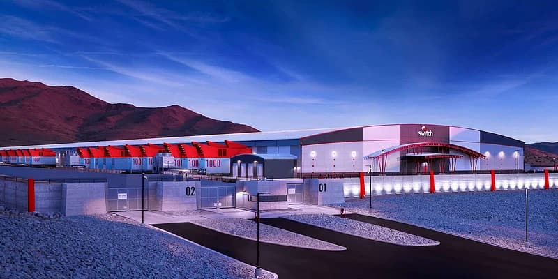The Citadel Campus is the largest data center in the U.S. with nearly 8 million square feet of data storage space with plans to expand to 17.4 million square feet to become the largest data center in the world.