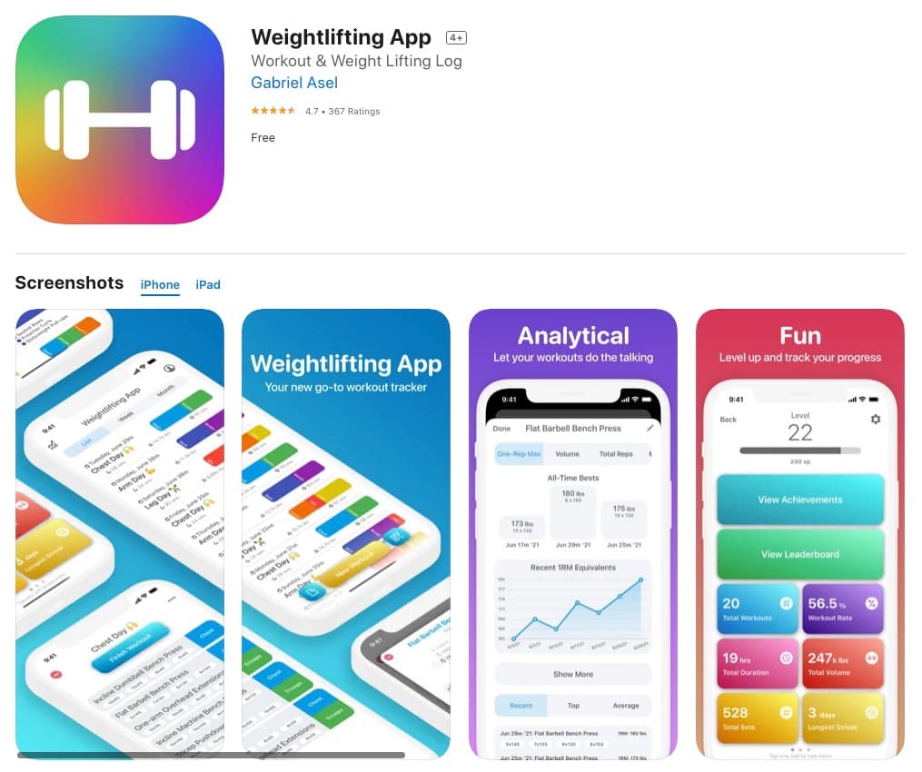Weightlifting App